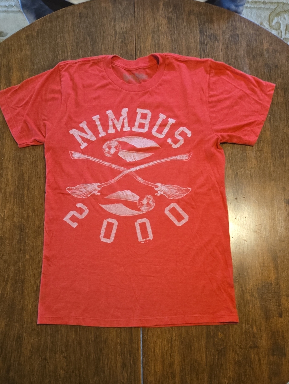 Harry Potter Red Nimbus 2000 Tee Size Small